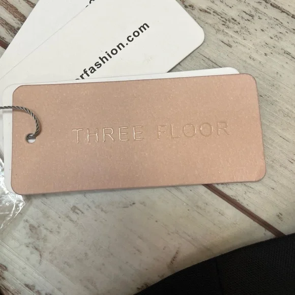 Three Floor Black Embellished Mesh Halter Dress Size 0 XXS Zip Back NWT - Picture 14 of 16